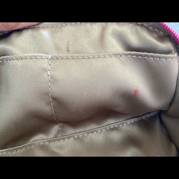 Coach Madison Chevron Nylon Cosmetic Case - Picture 8 of 8